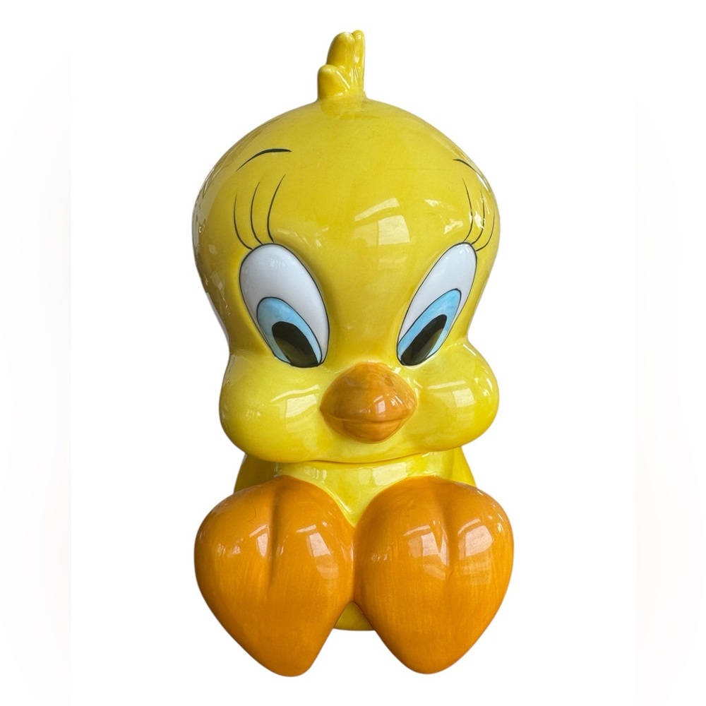 Vintage 1990s Warner Bros. Looney Tunes Tweety Bird Cookie Jar